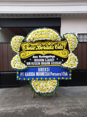 Papan Bunga Duka di Permata