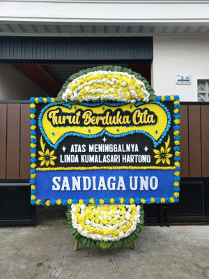 Papan Bunga Duka di Permata